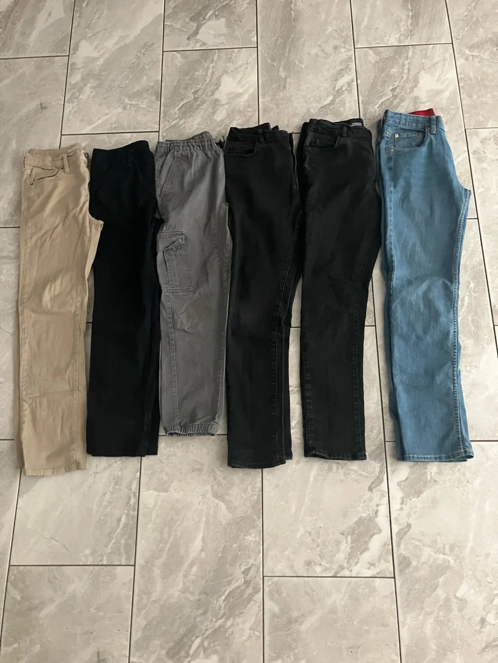 BIG BOYS Jeans and Pants Lot | Bundle of Six Pieces | 14-16